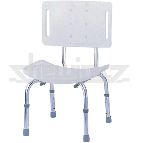WB201 Deluxe Adjustable Shower Bench With Backrest
