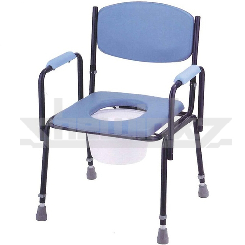 WC204 Deluxe Steel Commode Chair