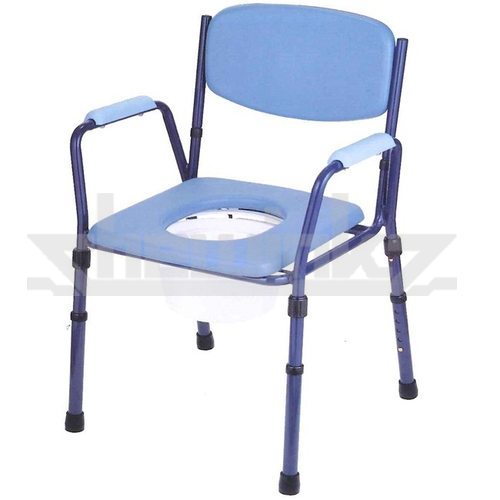 WC205 Deluxe Adjustable Steel Commode Chair
