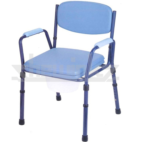 WC205 Deluxe Adjustable Steel Commode Chair_1