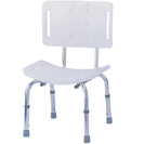 WB201 Deluxe Adjustable Shower Bench With Backrest