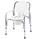 WC203 Deluxe Aluminum Commode With High Backrest