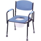 WC204 Deluxe Steel Commode Chair