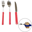 WE101 Adjustable Tight Handle Utensil Dinner Knife, Spoon, Fork & Tea Spoon