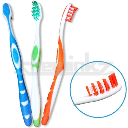 28389 Rubber Coated Adult Toothbrush