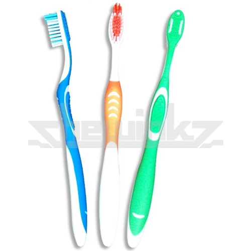 28473 Rubber Coated Adult Toothbrush