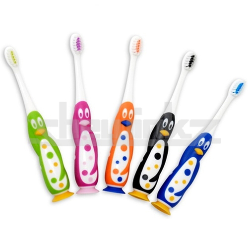 30280 Penguin Suction Cup Child Toothbrush