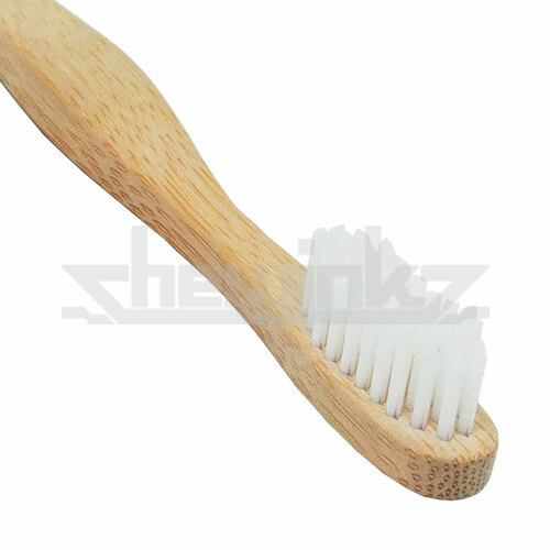 99010 Adult Bamboo Durable Wave Shape Toothbrush