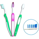 28351 Rubber Coated Adult Toothbrush