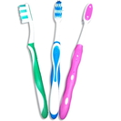 28477 Rubber Coated Adult Toothbrush